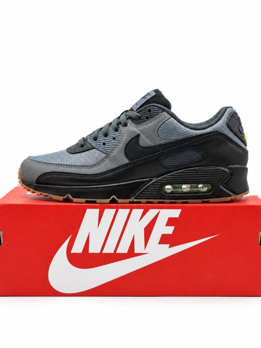 Nike Air Max 90 Iron Grey/Black/Gum -size 8 and 9